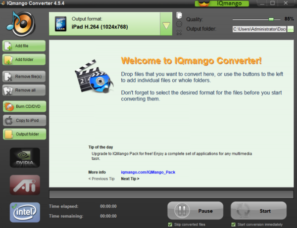 IQmango Converter(音视频格式转换工具) v4.5.4 官方版