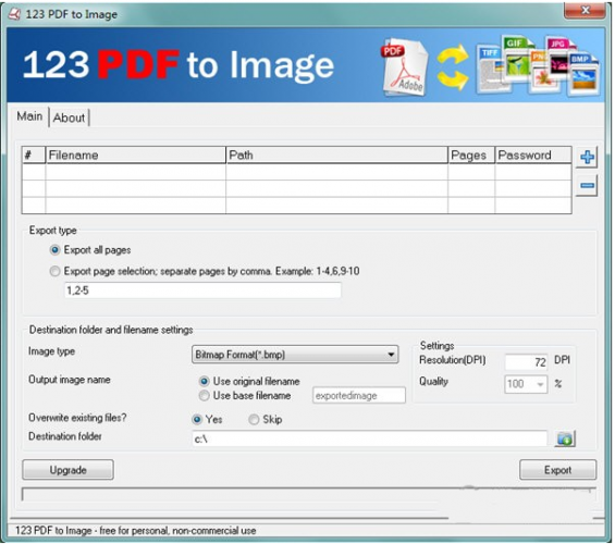 123 PDF to Image(PDF转图片工具) v1.5.10 官方安装免费版