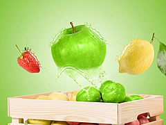 PS设计制作水果液态效果详细教程