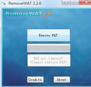 RemoveWAT(win7激活工具) v2.2.6 绿色版