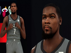 NBA 2K21篮网队杜兰特身形MOD 免费版