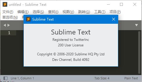 Sublime Text4 文本编辑器 v4.0.4164 汉化安装免费正式版 32位