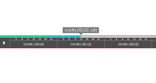 jQuery带日期的时间轴播放进度条特效代码