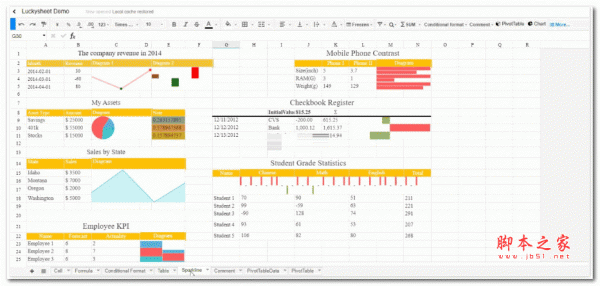 Luckysheet 开源在线表格 v2.1.13
