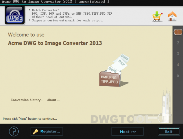 Acme DWG to Image Converter(DWG转图像工具) v5.9.6.90 官方版