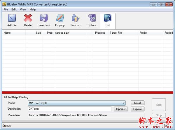 Bluefox WMA MP3 Converter(WMA/MP3格式转换)V3.01 官方安装版