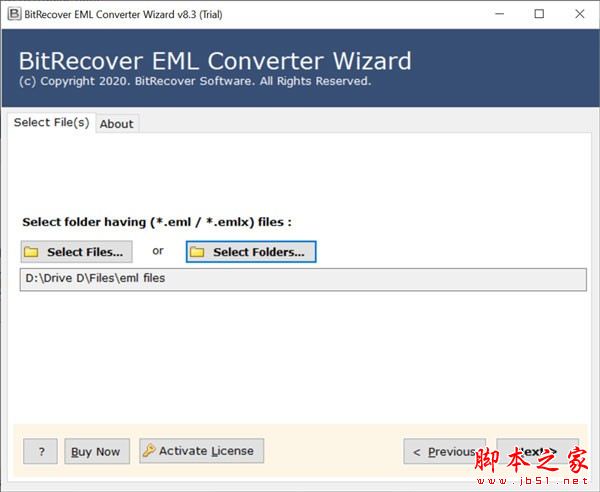 BitRecove EML Converter Wizard(EML转换器)V8.9 官方安装版