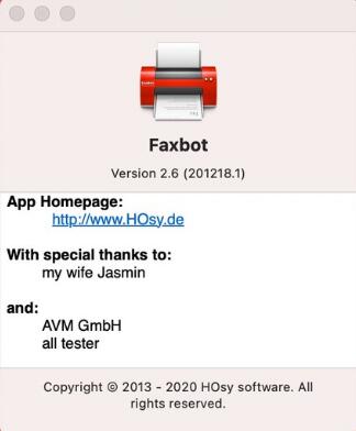 Faxbot智能传真发送工具 for Mac v2.6 一键安装TNT破解版
