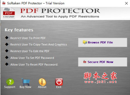 Softaken PDF Protector(pdf保护软件) V1.0 免费安装版
