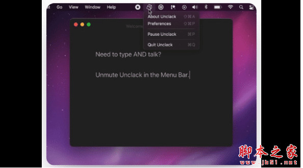 Unclack for Mac (输入自动静音麦克风) V1.0.2 苹果电脑版