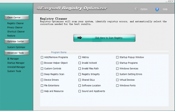 4Easysoft Registry Cleaner(电脑清理工具) v3.1.10 官方版
