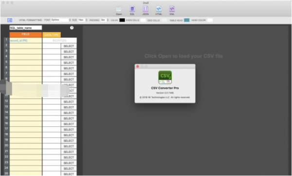 CSV数据转换工具CSV Converter Pro for Mac v2.1 激活版