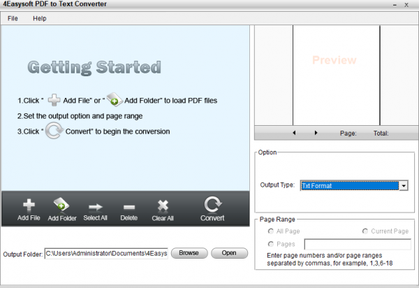 4Easysoft PDF to Text Converter(PDF转换器) v3.0.12 官方版