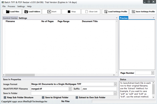 Batch TIFF PDF Resizer(PDF文件处理软件) v3.93 官方版