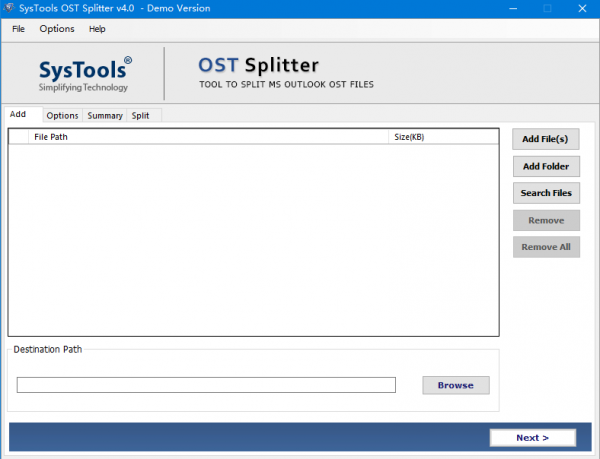 SysTools OST Splitter(OST拆分工具) v5.2 官方版