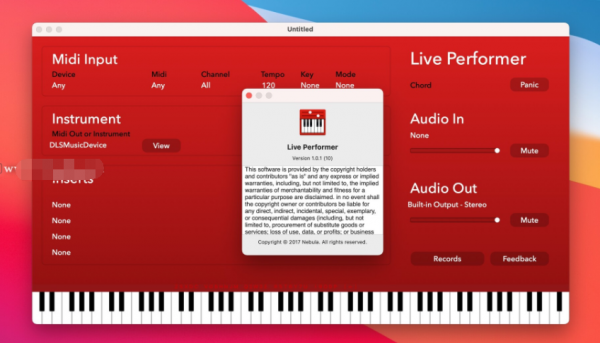 Live Performer for Mac(简单好用的音乐制作软件) v1.0.1 直装激活版