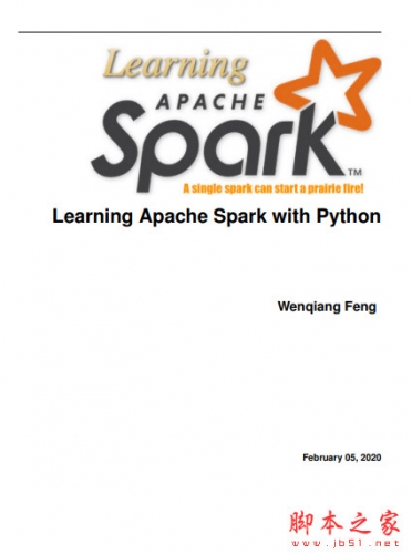 pyspark从入门到精通(Learning Apache Spark with Python) 最新PDF版