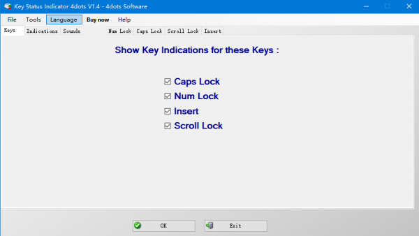 Key Status Inidicator 4dots(键盘管理软件) v1.4 官方版