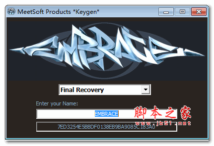 finalrecovery注册机 绿色免费版(附使用教程)