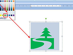 如何在ppt文本框中插入logo？将风景简笔画导入ppt文本框的技巧