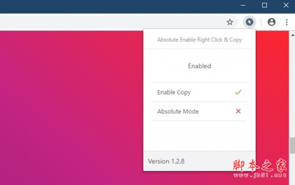 Absolute Enable Right Click& Copy插件(解除右键限制) v1.3.8 免费版