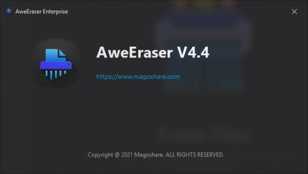 数据永久删除工具Magoshare AweEraser Enterprise v4.5 安装破解版 附激活教程