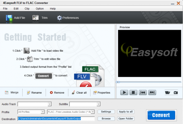 4Easysoft FLV to FLAC Converter(音频转换器) v3.2.26 官方版