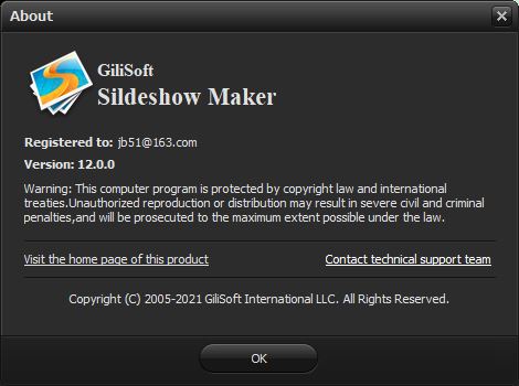 幻灯片视频制作工具 GiliSoft SlideShow Maker v12.0 最新破解版 附激活教程