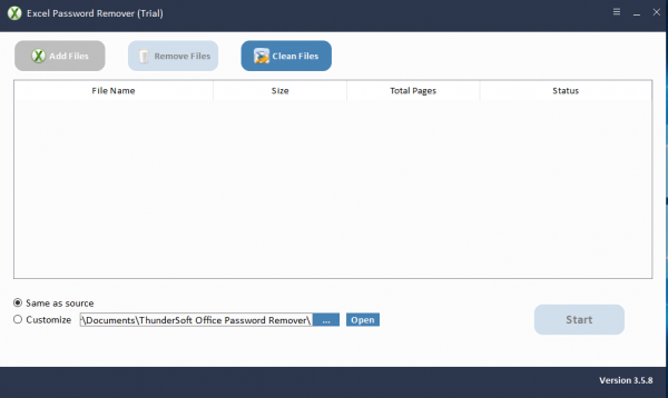 ThunderSoft Excel Password Remover(Excel密码去除工具) v3.5.8 官方版