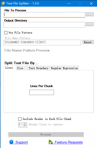 Text File Splitter(文件分割工具) v1.5.0 免费绿色版