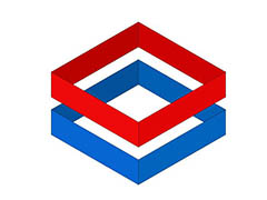 ai怎么做悬浮的双四方形logo? ai形状生成器做立体图形