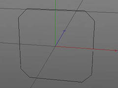 C4D矩形怎么做倒角? c4d倒角矩形的绘制方法