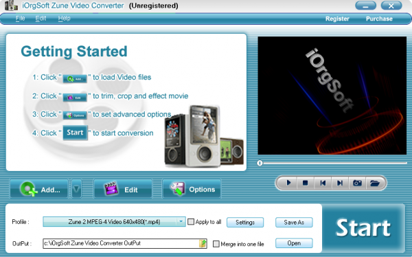 iOrgSoft Zune Video Converter(视频转换工具) v3.3.8 官安装方版