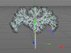 C4D运动样条怎么使用Turtle模式模拟小树生长动画?
