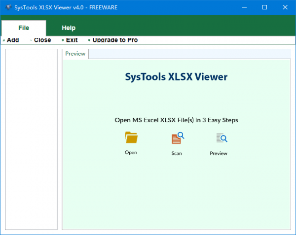 SysTools XLSX Viewer(XLSX文件查看工具) v4.0 官方安装版