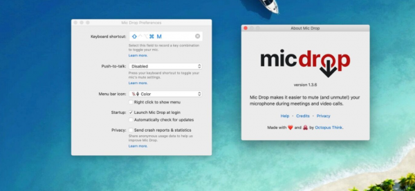 麦克风静音控制工具Mic Drop for Mac v1.4.0 TNT直装激活版