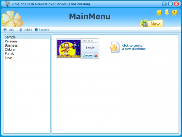 iPixSoft flash ScreenSaver Maker (屏保制作软件) v4.2.0 官方安装版