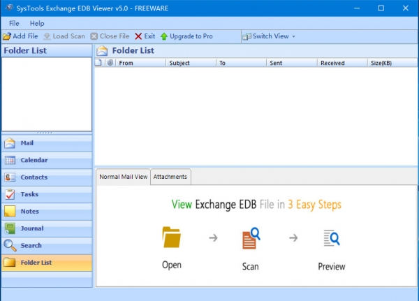 SysTools Exchange EDB Viewer(文件查看工具) v5.0 官方安装版