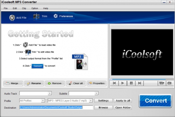 iCoolsoft MP3 Converter(MP3音频格式转换器) v3.1.10 官方安装版