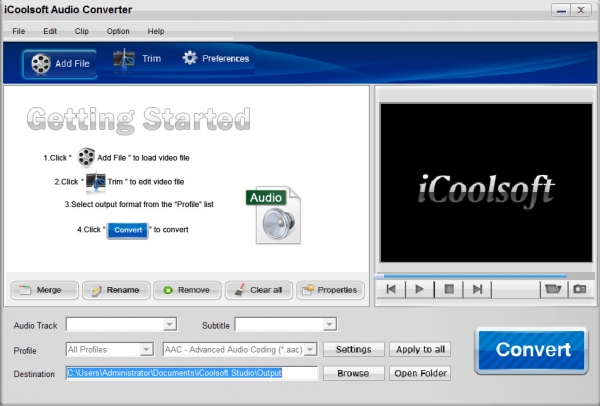 iCoolsoft Audio Converter(音频格式转换工具) v3.1.10 官方安装版