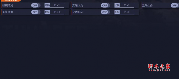 雷霆一号五项修改器(弹药不减/无限体力/无限生命) v1.0 免费版