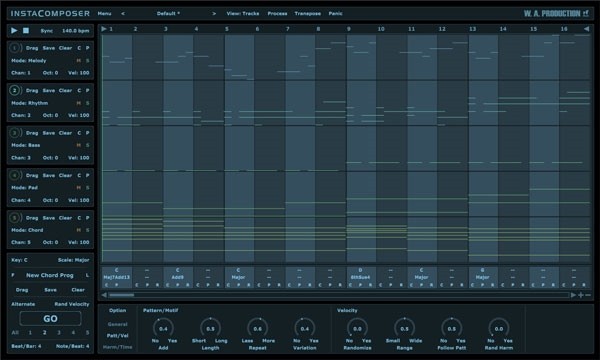 W.A. Production InstaComposer(MIDI生成器) v1.0.0 官方安装版