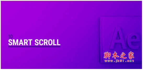 Smart Scroll(AE智能文字标题滚动效果)  v1.0 免费版 附安装说明