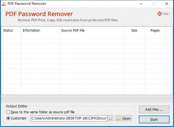 Adept PDF Password Remover(PDF密码删除器) v3.70 免费破解版 附激活教程+补丁