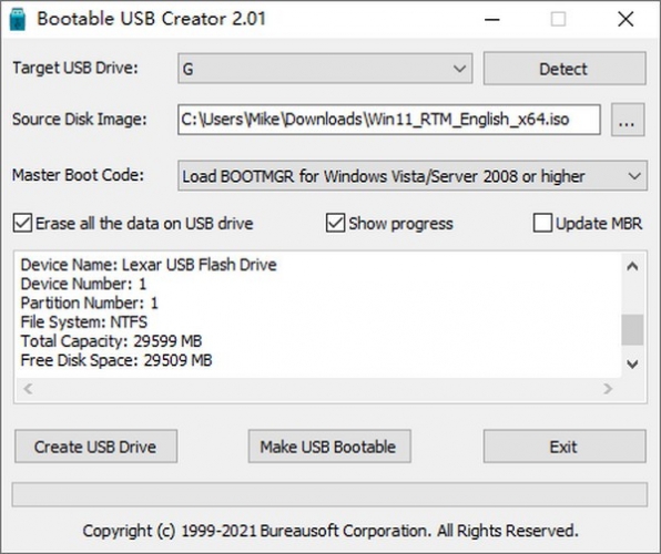 Bootable USB Creator(USB制作软件) v2.01 官方安装版