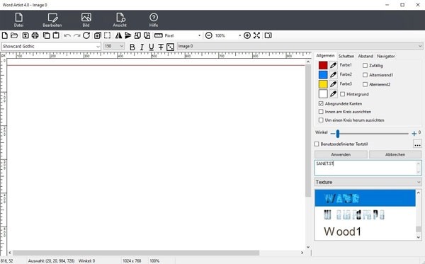 Word Artist(文字效果创建软件) v4.0 免费安装版