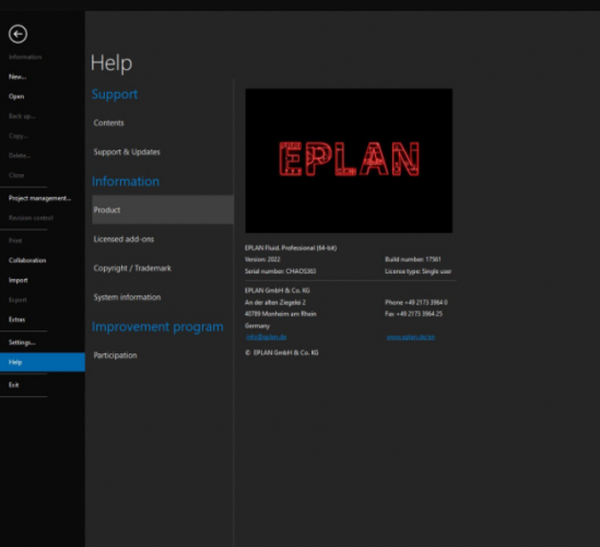 EPLAN Pro Panel v2022.0.3.17561 x64 授权激活版(附补丁+安装步骤)