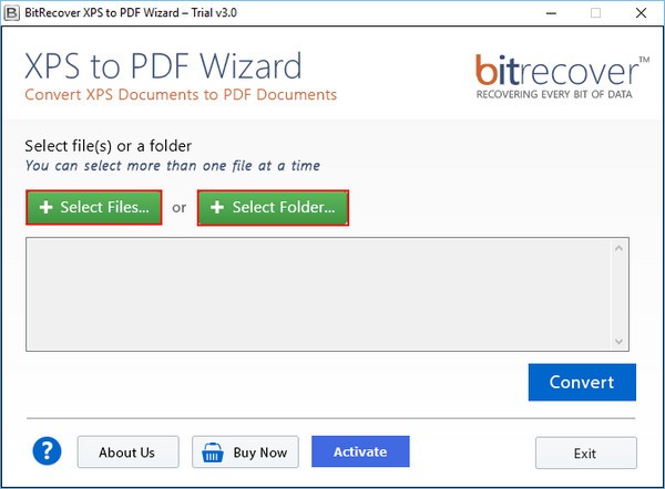 BitRecover XPS to PDF Wizard(XPS转PDF转换工具) v3.1.0 官方安装版