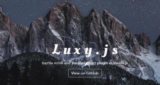 luxy.js实现惯性滚动视差特效插件