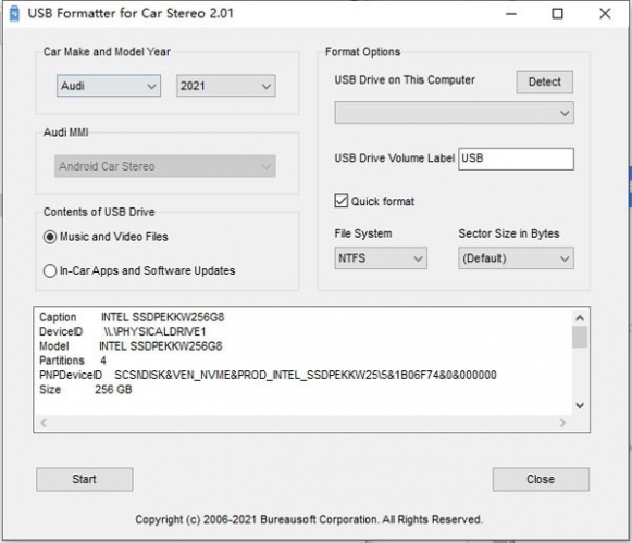 USB Formatter for Car Stereo(车载usb格式化工具) v2.01 官方安装版
